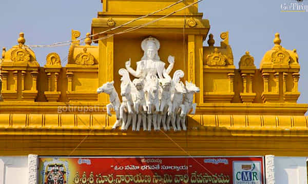 మూల విరాట్టును తాకిన భాను కిరణాలు