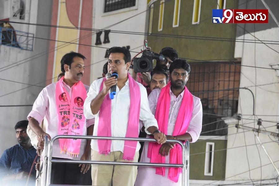 జూబ్లీహిల్స్ రోడ్ షో లో ‘కేటీర్’ ఫొటోస్