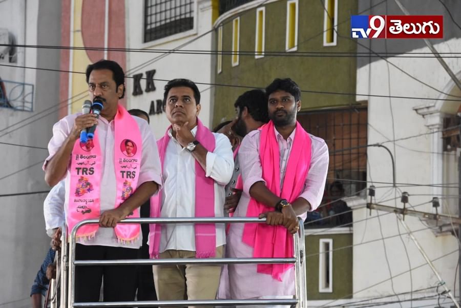 జూబ్లీహిల్స్ రోడ్ షో లో ‘కేటీర్’ ఫొటోస్