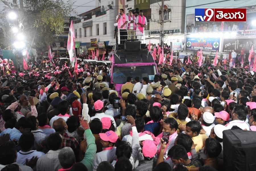 జూబ్లీహిల్స్ రోడ్ షో లో ‘కేటీర్’ ఫొటోస్