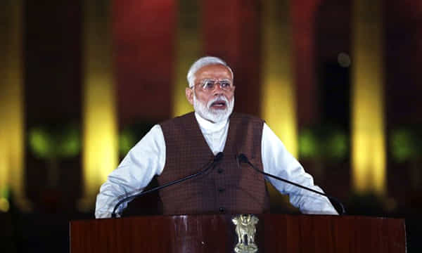 ప్రధానమంత్రిగా మోదీ ప్రమాణ స్వీకారం