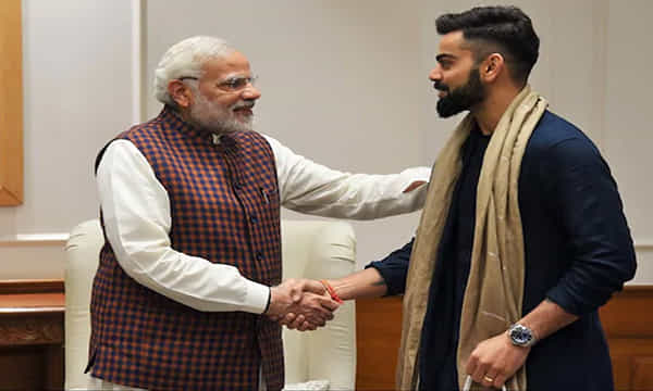 ప్రధాని మోదీకి విరాట్ కోహ్లీ ప్రశంసలు