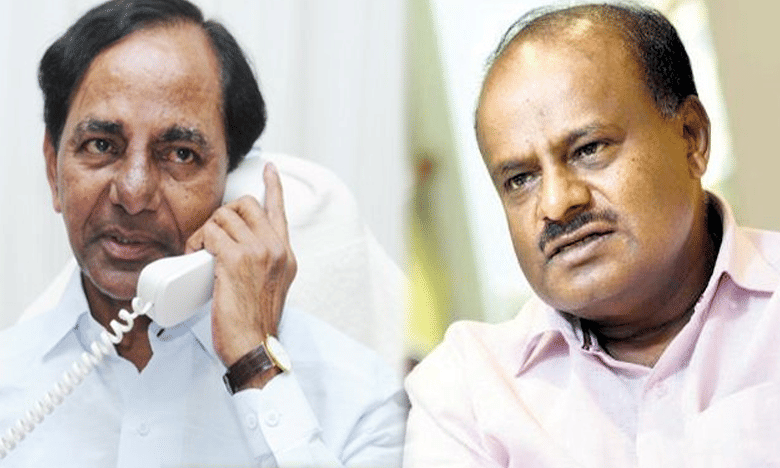 నీరు విడుదల చేయండి: కుమారస్వామికి కేసీఆర్ ఫోన్