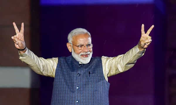 మోదీని పార్లమెంటరీ పార్టీ నేతగా ఎన్నుకున్న ఎన్డీఏ