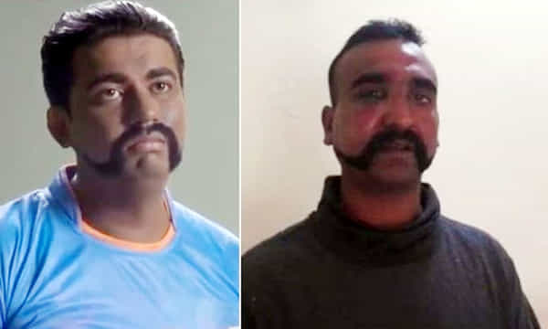 టీమిండియాపై పాక్ కసి.. డూప్ అభినందన్తో వెటకారపు వీడియో!