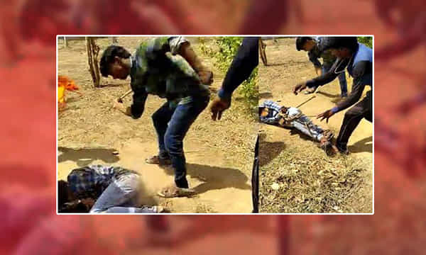 గుడిలో దళితుడు.. చితకబాదిన దుండగులు