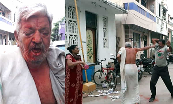 కోడలు కారం చల్లింది..కొడుకు రాడ్డుతో చితకబాదాడు