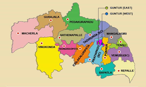 మూడు జిల్లాలుగా గుంటూరు