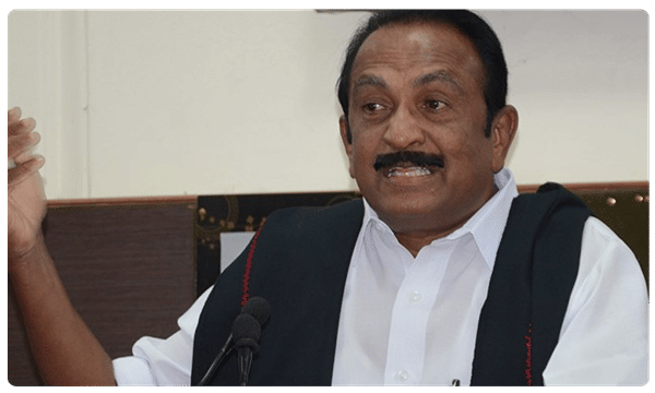 ఎండీఎంకే నేత వైగోకు షాక్.. ఏడాది పాటు జైల్లోనే..