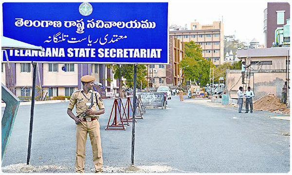 నిఘా నీడలో పాత సచివాలయం కూల్చివేత పనులు