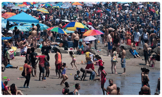 ఫ్లోరిడా క్లియర్ వాటర్ బీచ్‌లో పిడుగుపాటు..