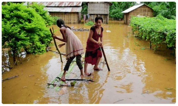అస్సోంలో భారీ వర్షాలు, 13 మంది మృతి..