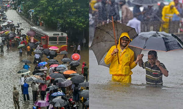 తడిసి ముద్దైన ముంబై