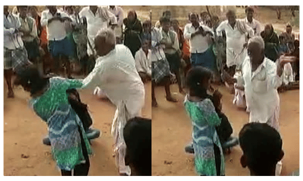 మైనర్లపై దాడి: గ్రామ పెద్ద అరెస్ట్