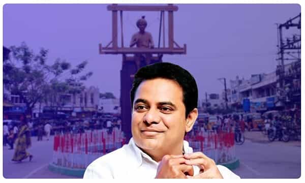కాసేపట్లో కేటీఆర్ సిరిసిల్ల పర్యటన..