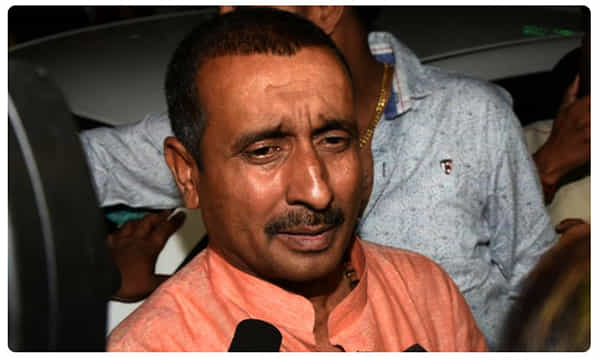 బీజేపీ యాడ్ లో ఉన్నావ్ అత్యాచార నిందితుడు..