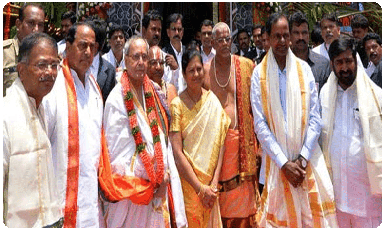 CM KCR Visits Yadagirigutta Sri Lakshmi Narasimha Swamy Temple