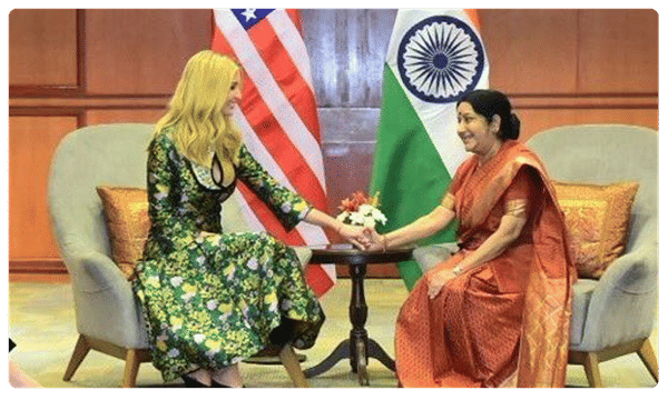 సుష్మా జీ ఓ ఛాంపియన్: ఇవాంకా భావోద్వేగ ట్వీట్