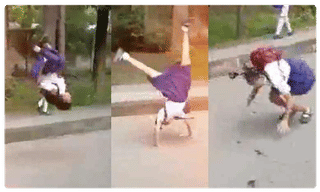 ఐరన్ రాడ్లే వంతెనగా కారులో డేంజర్ జర్నీ!