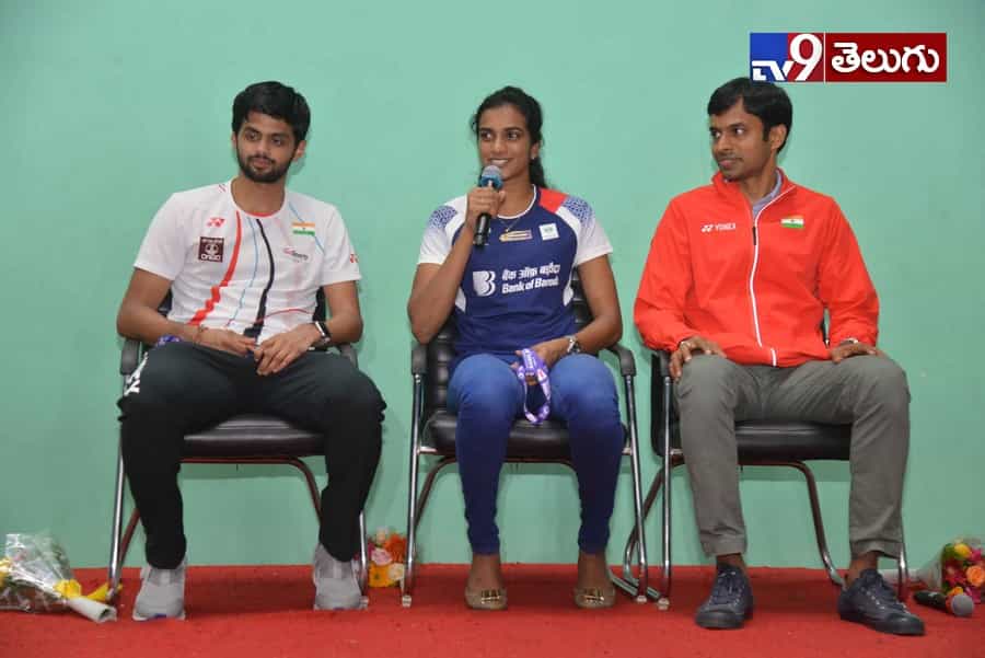 పీవీ సింధు మీడియా సమావేశం ఫొటోస్