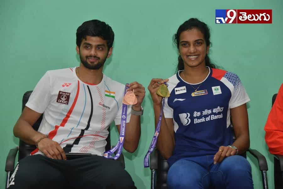 పీవీ సింధు మీడియా సమావేశం ఫొటోస్