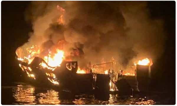 కాలిఫోర్నియాలో ఘోర పడవ ప్రమాదం