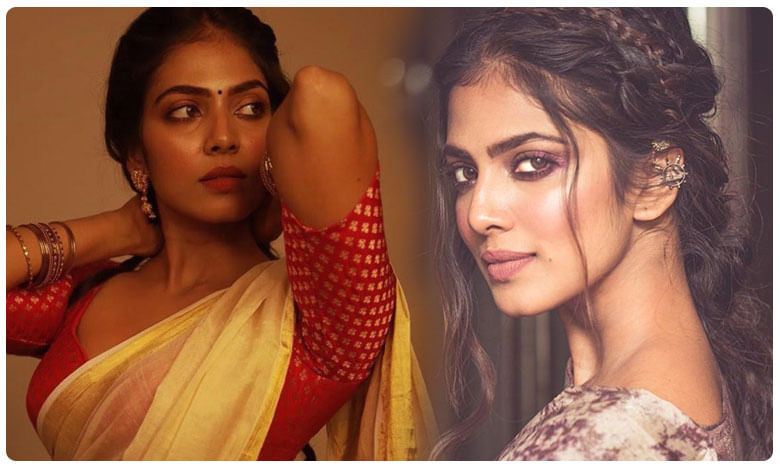 Beyond The Clouds Actor Malavika Mohanan Flaunts Her Sexy Curves in White-Gold Saree