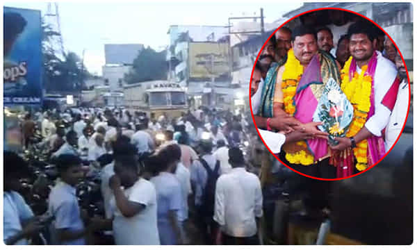 తండ్రి ఎమ్మెల్యే.. నడిరోడ్డుపై కొడుకు పుట్టినరోజు వేడుక.. 3 గంటలు ట్రాఫిక్ జామ్