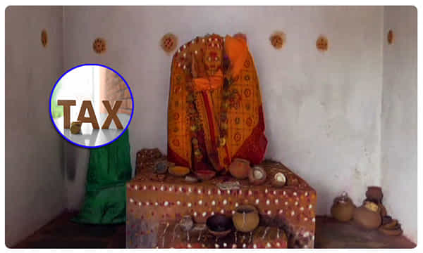 అమ్మవారి గుడికి అర లక్ష ట్యాక్స్