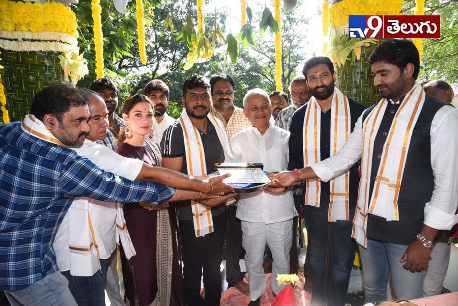 గోపిచంద్ ,తమన్నా  కొత్త సినిమా ప్రారంభోత్సవం