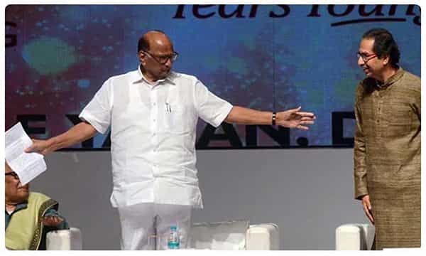ఉద్ధవ్, పవార్ భేటీ... అర్ధరాత్రి వరకు చర్చలు!