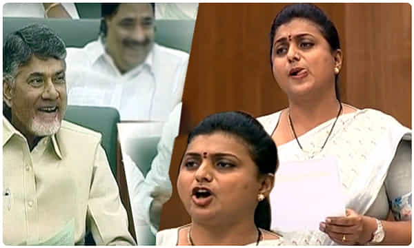 నోరు జారిన రోజా.. చంద్రబాబుని మళ్లీ అనేసింది..!