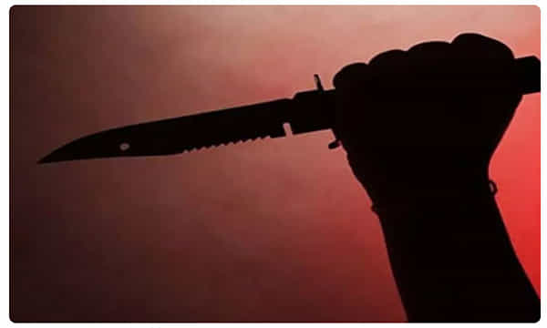 భూ తగాదాలతో మహిళపై కత్తితో దాడి
