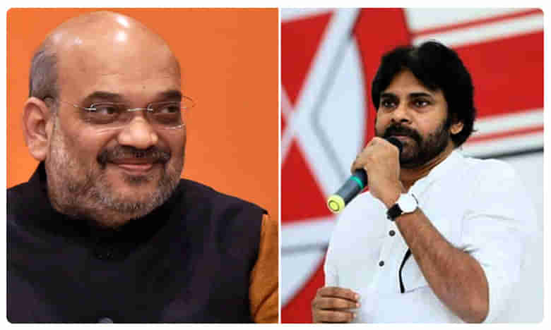 Amit Shah and Pawankalyan: ఒకే వేదికపై అమిత్‌షా, పవన్ కల్యాణ్