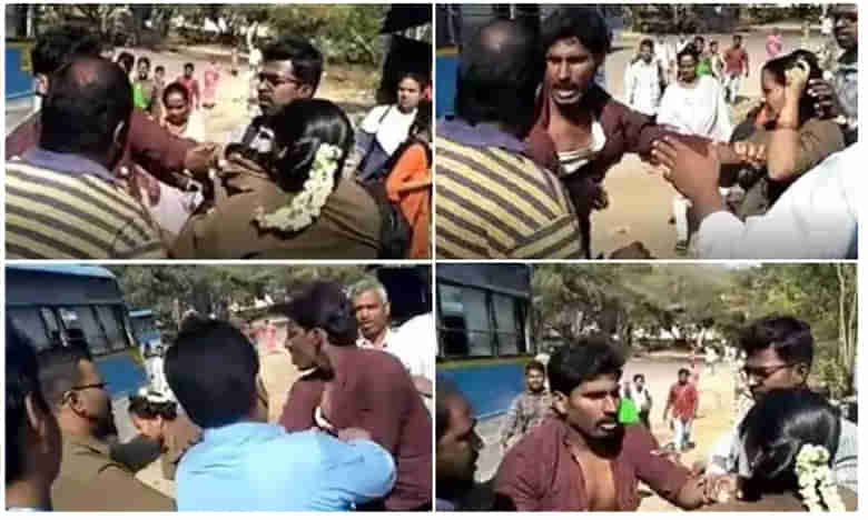 Crime: లేడీ కండక్టర్ చొక్కా చించేసిన ప్రయాణికుడు