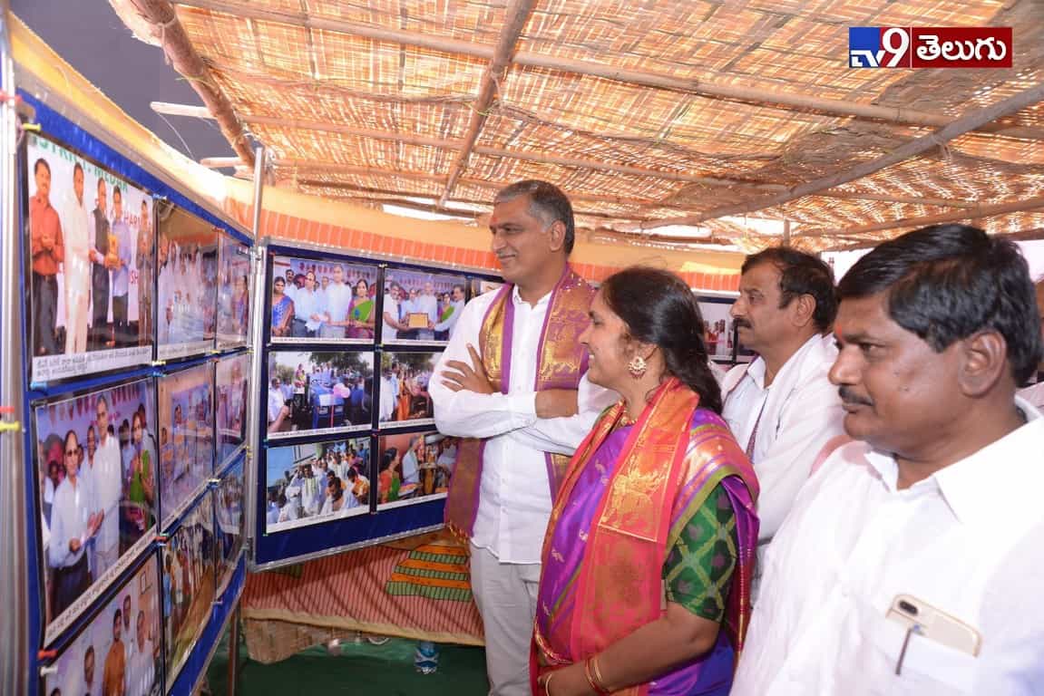 దుర్గ భవానీ ఆలయాన్ని సందర్శించిన మంత్రి హరీష్ రావు…