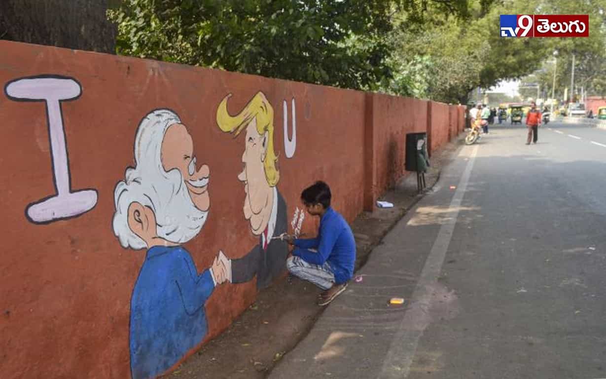‘నమస్తే ట్రంప్’  కోసం చురుగ్గా  ఏర్పాట్లు