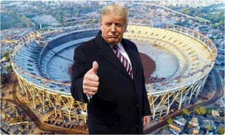 పేదల్ని ట్రంప్ చూడకూడదట.. 4 అడుగుల గోడ కట్టేశారు !