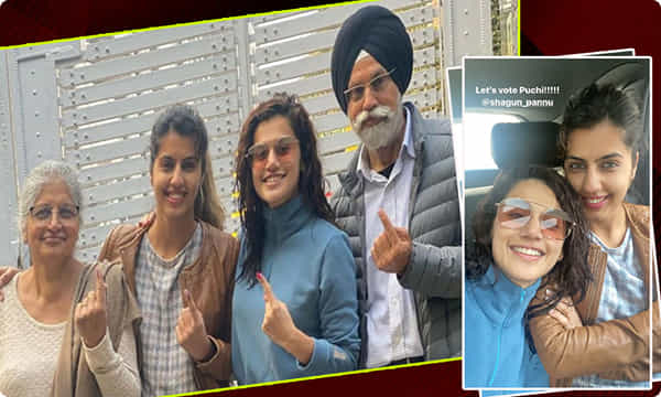 ఢిల్లీ ఎన్నికల్లో నేనూ ఓటు వేశా.. తాప్సీ పన్ను