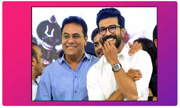 సినిమాలో రామ్ చరణ్ తెలుసా..? కేటీఆర్ వీడియో వైరల్..!