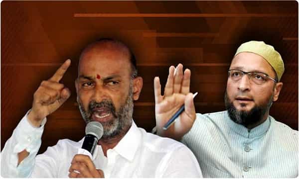 BJP firing మోదీని అంటే ఊరుకునేది లేదు.. ఓవైసీకి బండి వార్నింగ్