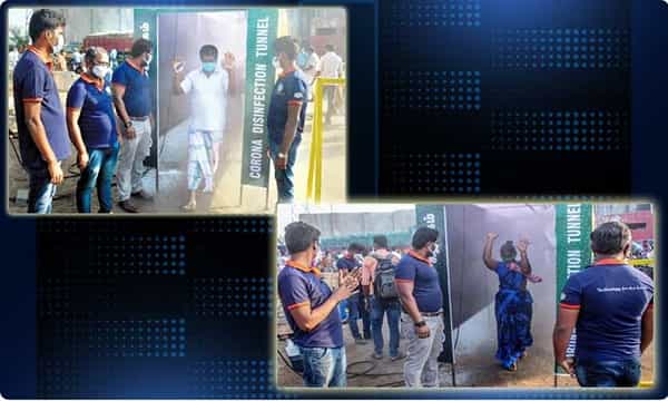హైదరాబాద్లో డిస్ ఇన్ఫెక్షన్ టన్నెళ్ళు.. కరోనాపై సెకెండ్ లెవెల్ సమరం