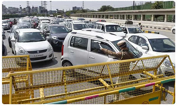 హర్యానా కీలక నిర్ణయం.. ఢిల్లీ సరిహద్దులు మూసివేత.. భారీగా ట్రాఫిక్ జామ్..