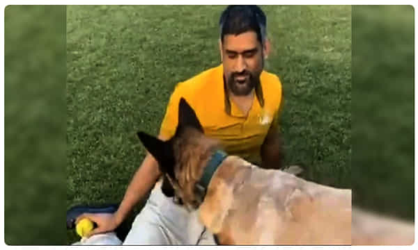 ధోనీతో బంతాట ఆడని శ్యామ్ ! ఇదెక్కడి అలక ?
