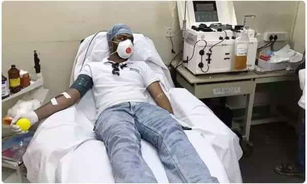 గాంధీలో ప్లాస్మా థెరపీ.. తొలి ప్లాస్మా దాత ఇతడే..
