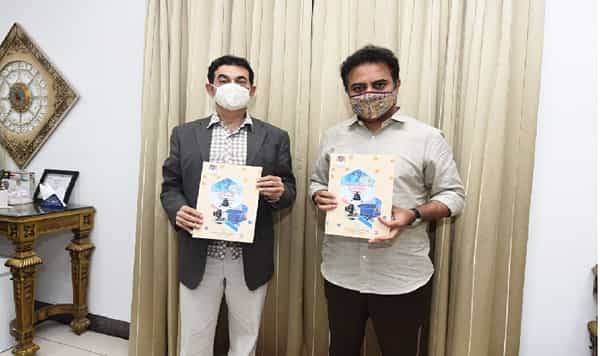 పరిశ్రమల శాఖ వార్షిక నివేదిక విడుదల చేసిన కేటీఆర్