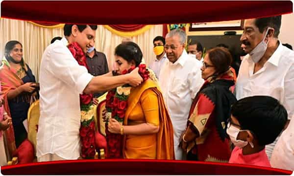 కరోనా ఎఫెక్ట్ః సాదాసీదాగా సీఎం కుమార్తె వివాహం