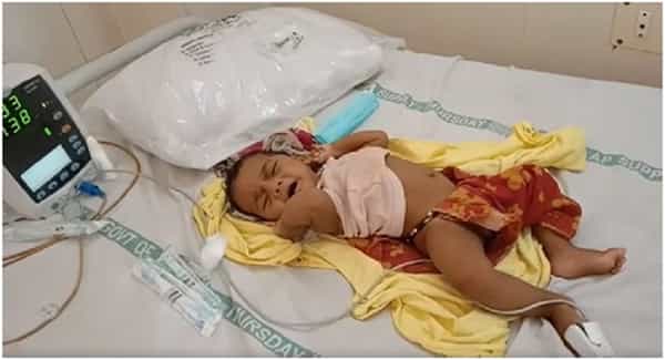 కరోనా నుంచి కోలుకున్న పసికందు