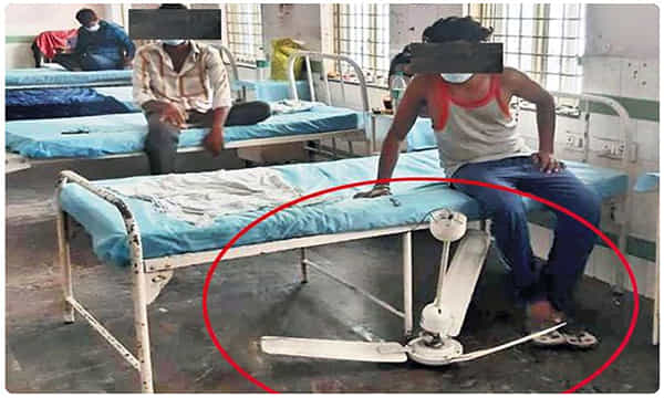గాంధీ ఆస్పత్రిలో ప్రమాదం.. తృటిలో తప్పింది..