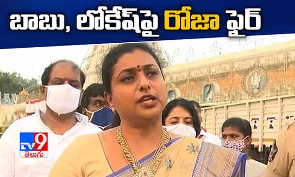 అలాంటి వారి కోసం హైదరాబాద్ నుంచి వచ్చారు: బాబు, లోకేష్పై రోజా ఫైర్